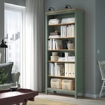 IKEA IKEA HEMNES bokhylla, grågrön/ljusbrunlaserad, 90x197 cm, cm 90x197 cm