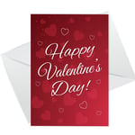 Valentine's Day Card Husband Wife Boyfriend Girlfriend Cute Heart Valentine Card
