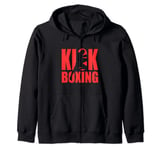 Kickboxing MMA martial arts t-shirt for boxers and fighters Zip Hoodie