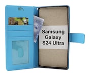 New Standcase Wallet Samsung Galaxy S24 Ultra 5G (SM-S928B/DS) (Lyseblå)