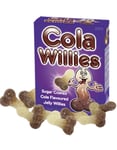 Stor låda med Cola Willies - 150 gram Godis