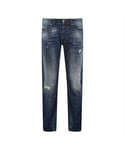 Diesel Mens Larkee RM48X Jeans - Blue Cotton - Size 31W/30L
