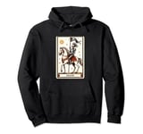 The Death Tarot Card Halloween Skeleton Gothic Magic Pullover Hoodie