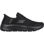 Skechers Go Walk Flex Slip-In Sneakers Dame - Svart - str. 35,5