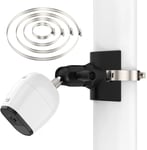Support de mât universel pour caméra de surveillance Arlo Pro 4 Arlo Pro 3 Arlo Pro 2 eufyCam 2C/2C Pro/3/3C eufyCam 1 et 2 eufyCam E Arlo Ultra Arlo Ultra 2 Noir.[F92]