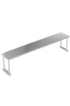 Stainless Steel Kitchen Prep Work Table Bench Over Shelf