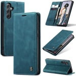 CaseMe Samsung Galaxy A56 Slimmat plånboksfodral, Blå