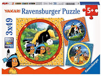 Ravensburger - 80007 - Puzzle "Yakari L'indien" 3x49 Pièces