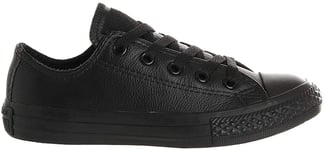 Converse Chuck Taylor CT Ox, Sneakers Basses Mixte Enfant, Noir (Black/Black/Black 007), 31 EU
