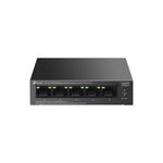TP-Link LiteWave LS105P Ohanterad Fast Ethernet (10/100) Strömförsörjning via Ethernet (PoE) stöd Svart