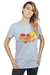 Tweety Pie Valentine´s Day Love Bird Cotton Boyfriend T-Shirt