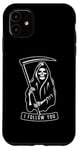 iPhone 11 "I FOLLOW YOU" Grim Reaper Death Scythe Mysterious Dark Case