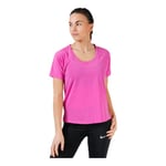 Nike Miler Breathe T-Shirt Femme Active Fuchsia/Reflective Silver FR (Taille Fabricant : XS)