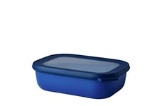 Mepal - Bol Multifonction Rectangulaire - Boîte Conservation Alimentaire avec Couvercle - Convient comme Boîte de Hermétique pour le Réfrigérateur, Micro-ondes & Congélateur - 1000 ml - Vivid blue