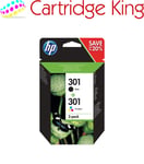 HP 301 2-pack Black/Tri-colour Original Ink Cartridges Combo pack Page Yield B 1
