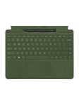 Microsoft Surface Pro Signature Keyboard - keyboard - with touchpad accelerometer Surface Slim Pen 2 storage and charging tray - forest - with Slim Pen 2 - Tastatur - Grøn