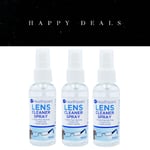 Lens Cleaner Spray HP- Spectacles | Sunglasses | Screens | Camera - 3x 50ml