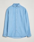 Eton Slim Fit Denim Tencel Shirt Blue
