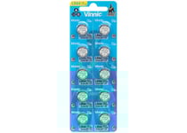 10 pack LR-44 batteri - Kvicksilverfria