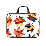 Diving fabric,Neoprene,Sleeve Laptop Handle Bag Handbag Notebook Case Cover Rainbow Maple Leaves,Classic Portable MacBook Laptop/Ultrabooks Case Bag Cover 12 inches
