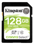 Kingston SDXC Canvas Select minneskort 256GB