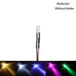1/20/50 Pcs Emitting Diode 5mm Led Light Pre-wired Multicolor 50pcs Without Holder
