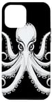 Coque pour iPhone 14 Pro Max pieuvre Kraken avec des tentacules à l'encre conception de