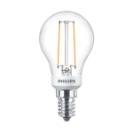 PHILIPS Dimbar klotlampa WarmGlow E14 2,5 W 340 lm