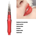 Microblading Machine Eyebrow Eyeliner Lip Tattoo Machine Pen Red(US Plug ) BST