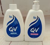 QV Skin Lotion & QV Bath Oil  Bundle for dry skin 500ml each