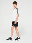 adidas Sportswear Junior Essentials Chelsea Shorts - Black/White, Black/White, Size 9-10 Years