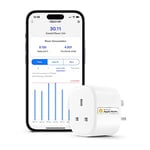 Smart Plug With Energy Monitoring Smart WiFi Plug Works With Apple HomeKit, Alexa, Google Home - Refoss Smart Sockets Support App Remote/Voice Control, Timer, 13A - 1 Pack