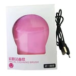 4 In 1 Ultrasonic Electric Facial Cleansing Brush Face Device Pink