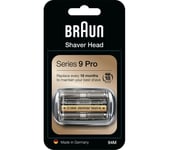 BRAUN Series 9 94M Electric Shaver Head Replacement - Silver, Silver/Grey