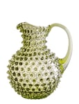 Paris Hobnail Jug 2L Home Tableware Jugs & Carafes Water Carafes & Jugs Green Anna Von Lipa