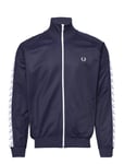 Taped Track Jacket Tops Sweat-shirts & Hoodies Sweat-shirts Blue Fred Perry