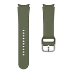 SYSTEM-S Bracelet flexible en silicone pour montre connectée Samsung Galaxy Watch 4 Vert 22 mm