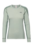 Sanne Hiking Ls Sport T-shirts & Tops Long-sleeved Green Kari Traa