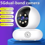 1080P Dual 2.4/5G Wifi IP Camera Smart Home Security CCTV System Motion Tracking Voice Intercom Mobile Remote View Baby Monitor, 1080P 64G SD Card