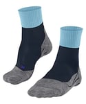 FALKE Men's TK2 Explore Cool Short M SSO Breathable Thick Anti-Blister 1 Pair Hiking Socks, Blue (Navy 6162), 5.5-7.5
