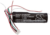 Kompatibelt med Garmin StreetPilot C320, 3.7V, 3000 mAh