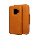 Merskal Wallet Case Galaxy S9 - Orange