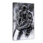 The Game Metal Gear Solid 5 Canvas Poster Bedroom Decor Sports Landscape Office Room Decor Gift 20×30inch(50×75cm) Frame-style1
