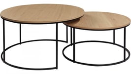 Nordic Furniture Group - Natalie Satsbord Runt Ekfanér