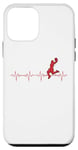 Coque pour iPhone 12 mini Basketballer Heartbeat Pulse EKG Ballon de basket