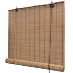vidaXL Rullgardin i bambu 120 x 160 cm brun 241328