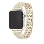 SKALO Länkarmband Bling Apple Watch SE 40mm - Guld