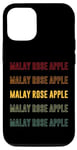 Coque pour iPhone 13 Malay Rose Apple Pride, Pomme rose malaise