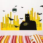 Draeger Paris - Stickers Muraux Batman City XXL en Papier - 25x46 cm