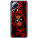 ERT GROUP mobile phone case for Xiaomi 13 LITE/CIVI 2 original and officially Licensed Marvel pattern Deadpool 001 optimally adapted to the shape of the mobile phone, case made of TPU